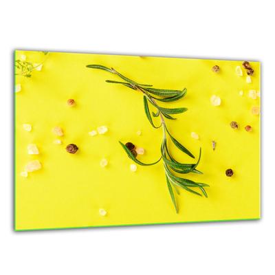 TEMPERED GLASS CUTTING BOARD 30x22 YELLOW