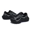 New FILA SOFIA 4 Abrasion Resistant Low Top Chunky Sneakers Women's Black White F12W521114FBK