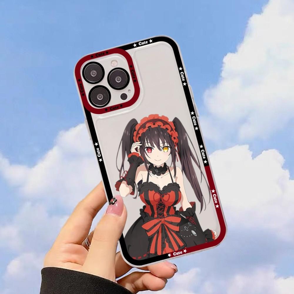 Чехол для телефона Date A Live Tokisaki Kurumi для iPhone 13 14 Pro Max XS XR 12 11 Pro 13 Mini 6 7 8 Plus, мягкая прозрачная задняя крышка