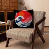 Great wave of Kanagawa  Decorative Room Aesthetics Pillow Case Home Decor Bedroom Sofa Bed Pillow Cover x