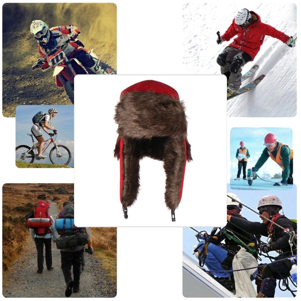Outdoors Trapper Earflap Winter Hats Russian Ushanka Winter Cap Ski Hat