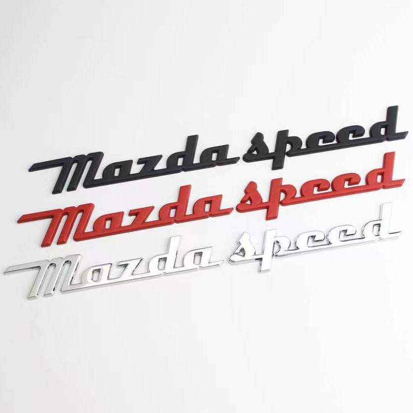 Металлический логотип Mazdaspeed для модификации задней части Mazda Angkesaila CX-4 Atenza