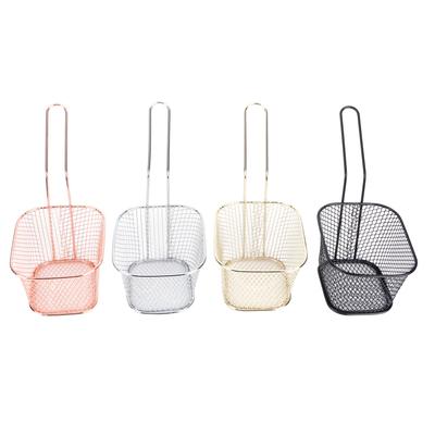 4 шт./компл. корзина для жарки картофеля фри квадратный фильтр сетка дуршлаг кухонные принадлежности