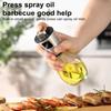 Oil Sprayer 200ml Glass Bottle Anti-slip Food-grade Cooking Press Spray Sealed