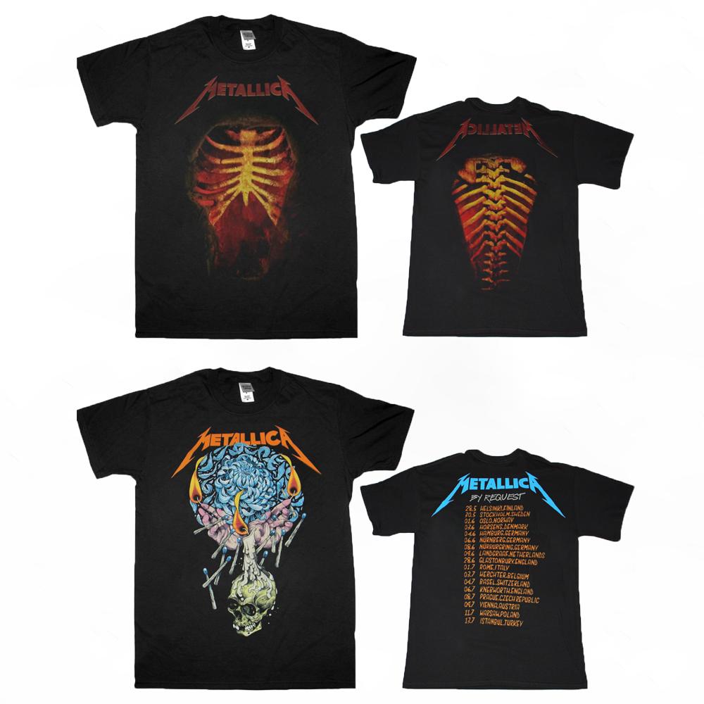 Metallica Band Shirt Metallica Rib Cage Metallica By Request Tour 2014 Unisex T-Shirt
