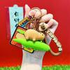 Capybara Playful Animal Party Keychain Cute Cartoon Silicone Accessory Keys For