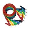 5PCS Premium Alligators Clip Test Cables Strong Spring Loaded Clip High Current Alligators Clip Test Leads