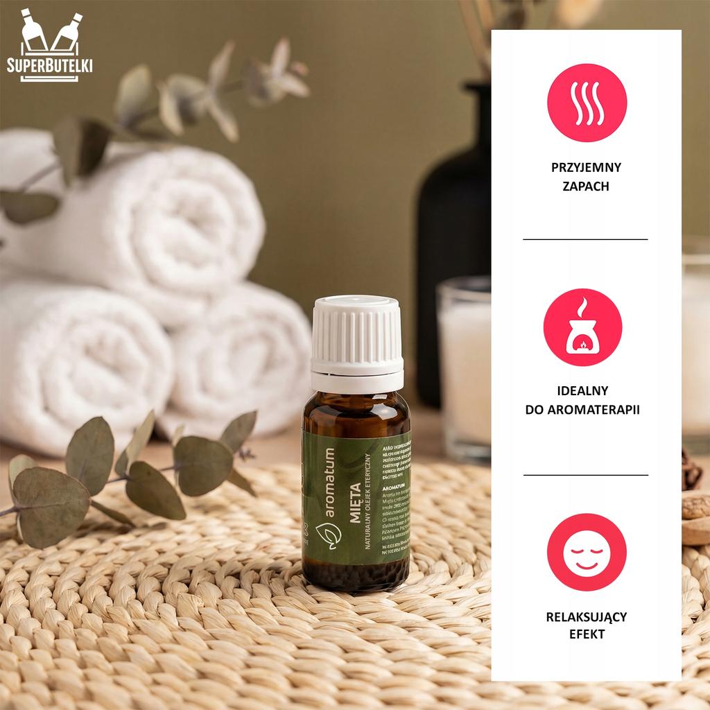 Natural MINT ESSENTIAL OIL for aromatherapy DIFFUSER