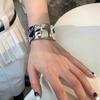 Solid Color Gold Cuff Bracelet Jewelry Accessories Chunky Bangle Bracelet Irregular Wrist Cuff