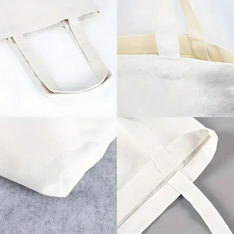 Book Lover Floral Canvas Tote Bag Cute Large Capacity Shoulder Bag for Reading Enthusiasts Perfect for Commute School