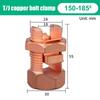 New Tj Series Split Bolt Connector Sturdy Durable Copper Bolt Clamp Copper Split Bolt