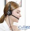Headset for PC Binaural Mobile Phone Headphones with Noise Canceling Mic Compatible with Laptop Suitable for Web Work from Call Center Clear