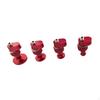 4x Car Dent Pulling Tabs Auto Paintless Repair Tool Reusable Removal Puller for Metal