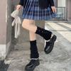 Лолита JK Вязаные гетры Балеткор Чехлы для ботинок Кавайные чулки до колена Осень/Зима