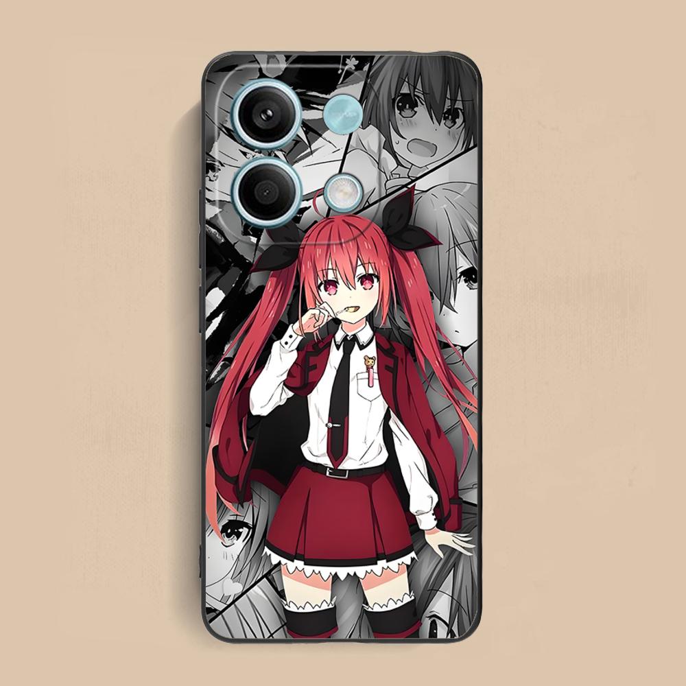 Чехол для мобильного телефона Date a Live Котори Ицука, матовый ТПУ, для Xiaomi Redmi Note 14 13 12 11 S Pro Plus 4G 5G, с цветной печатью
