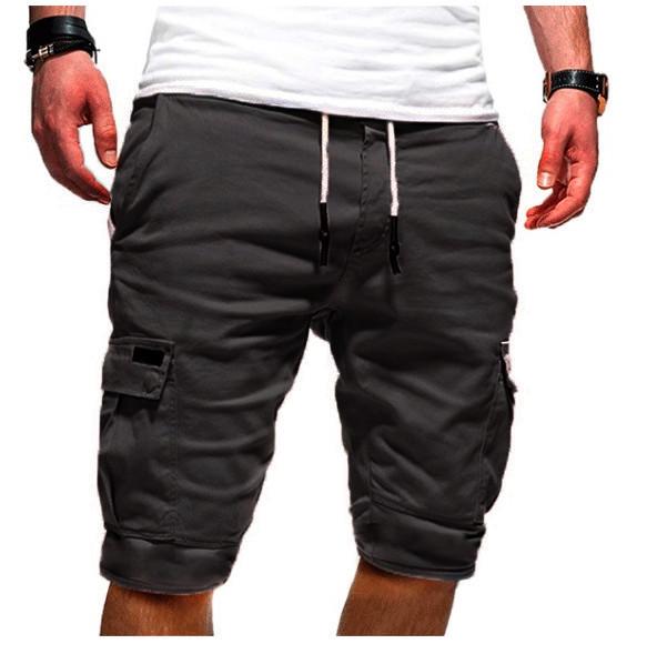 Men's Summer Casual Multi-Pocket Workwear Shorts Set