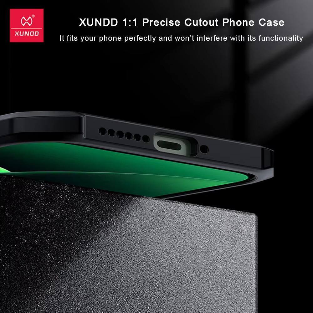 XUNDD For Mi 17 Xiaomi 17 Pro Max Case Airbag Shockproof Protective Back Cover Luxury Casing With Rotatable Magnetic Holder