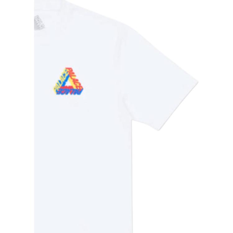 Palace P-3D Футболка унисекс Топы белые P12TS030