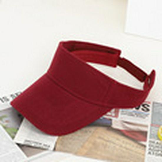 Летняя унисекс-топлес спортивная шляпа от солнца - корейский стиль однотонная повседневная кепка