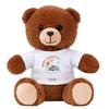 Peluche Ours - PLANETEE - Nunours Ethan - 18 Cm - Polyester - Tee-shirt Imprimé