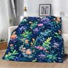Flowers Will Bloom for You Kid's Blanket King Size Home Interior Fluffy Soft Blankets & Throws Bed Throw Knitted Plaid Knee Nap
