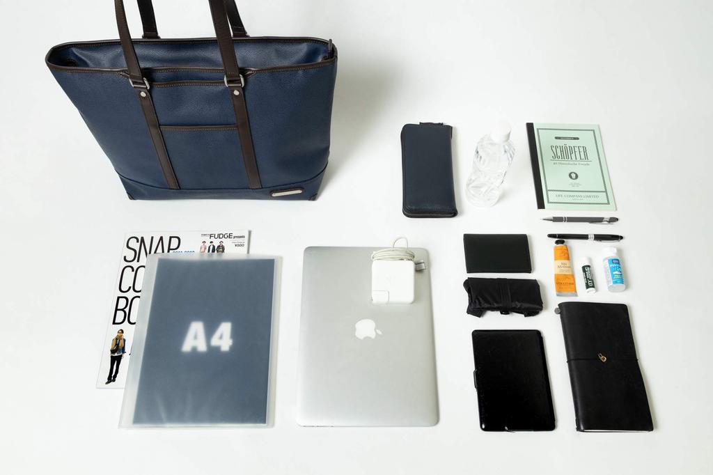 Деловая сумка-тоут INFITH UNISON (военно-морской флот) - Водоотталкивающий, Многофункциональный, Самостоящий, Большой вместимости, Подходит для форматов B4 и A4, Идеально для