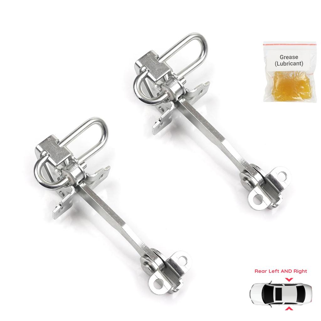 EDP1285-1 2 Pieces Rear Door Hinge Stop Check Strap Limiter for Fiat Punto MK2 188 5-Door 1999-2012 51790088