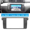 Double 2 Din Radio Fascia Fit for BMW 3 Series E46 1998-2006 Stereo Panel Frame