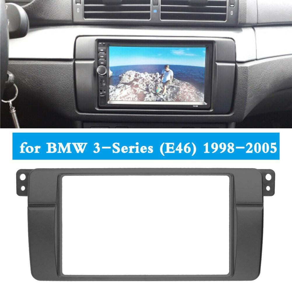 Двойная панель радиоприемника 2 Din, подходящая для BMW 3 серии E46 1998-2006 гг. Рамка стереопанели
