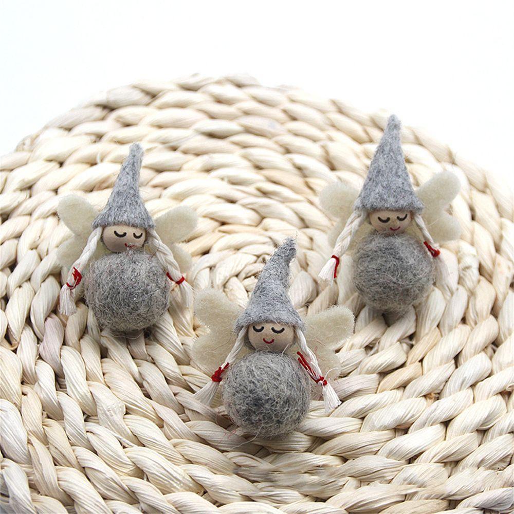 Claus Elf Xmas Tree DIY Handmade Christmas Doll Christmas Decorations Wool Felt Christmas Ornament