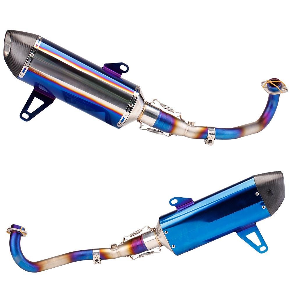 XMAX300 Motorcycle/Scooter Exhaust System – Stainless Steel Front, Yoshimura Akrapovič SC Rear