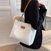 Women's Bag Large Capacity Commuter Tote Bag Soft Leather Fashion Shoulder Bag Textured Versatile Handbag