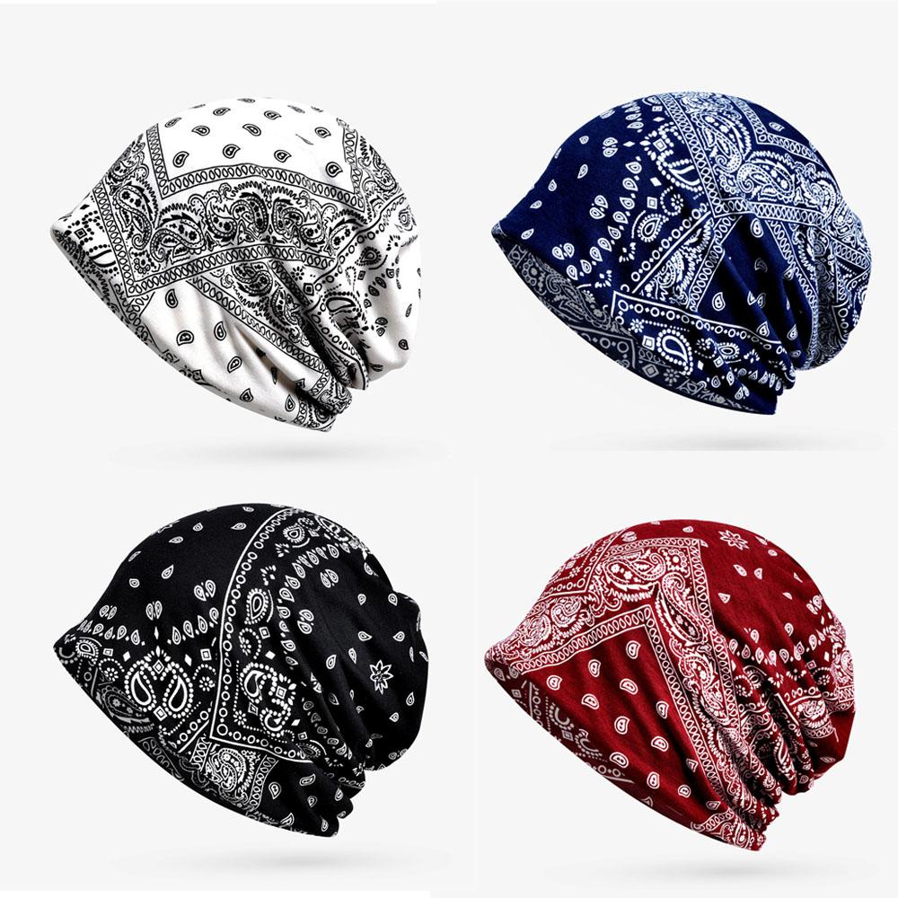 Elastic Spring Summer Chemo Hat Two Layers Sport Casual Head Wrap Scarf Muslim Hijabs Turban Caps