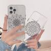 Mandala Flowers Art Line Phone Case Transparent Soft For Iphone 12 11 13 7 8 6 S Plus X Xs Xr Pro Max Mini