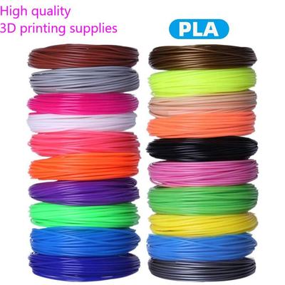 Запасные стержни для 3D-ручки PLA 1,75 мм, карандаш для печати без запаха, цвета, пластиковая проволока накаливания для интеллектуального 3D-принтера для рисования