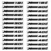 Car Rear Trunk Letters Badge Emblem Decals Sticker For BMW XDrive 20i 25i 28i 30i 35i 40i 48i 50i 20d 25d 28d 30d 35d 40d 48d