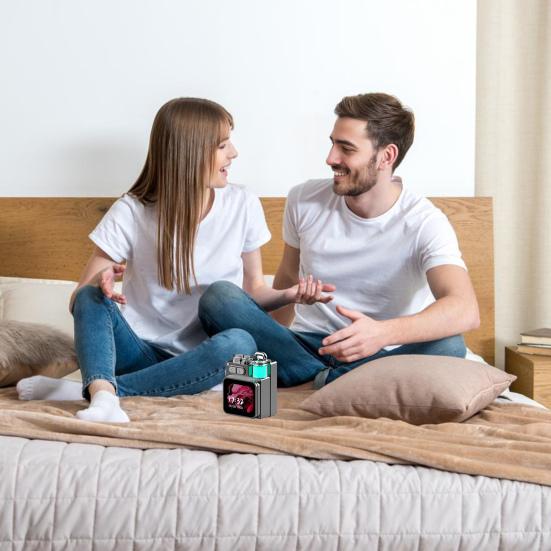 Мини Bluetooth-совместимый динамик BT5.4, уличный дорожный динамик со светодиодным сенсорным экраном, календарь, погода, звонки, портативный маленький аудио для душа, вечеринки