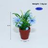 3pcs 1:12 Dollhouse Miniature Green Plant Mini Garden Home Model  Doll House Accessories