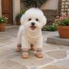 4PCS/SET Wear-Resistant Pet Mesh Shoes Breathable Pet Footwear Comfortable Dog Sneakers  Outdoor Use