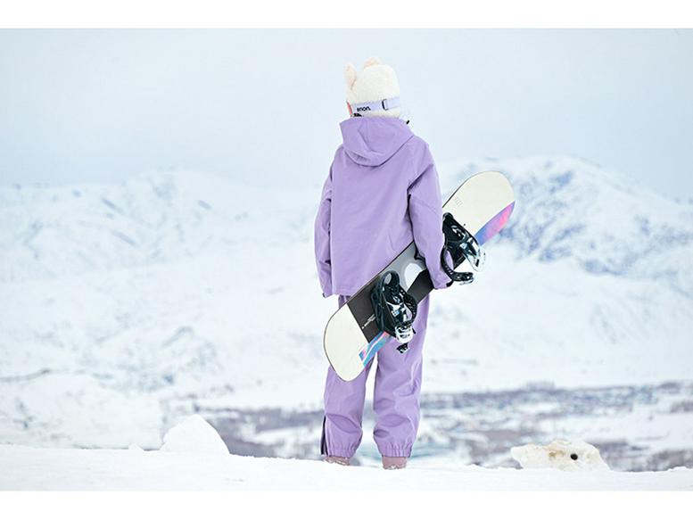 Зимний ветрозащитный водонепроницаемый лыжный костюм с хлопковой подкладкой и теплым капюшоном с принтом букв для мужчин и женщин