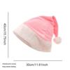 Adult All-Glow Christmas Hat with Lights - Plush Trim Holiday Party Decoration