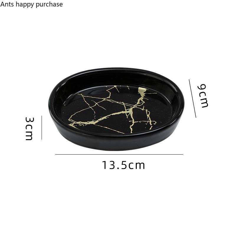 Керамическая мыльница в скандинавском стиле с мраморным узором, овальная декоративная мыльница для ванной комнаты, аксессуары для дома, ящик для хранения мыла