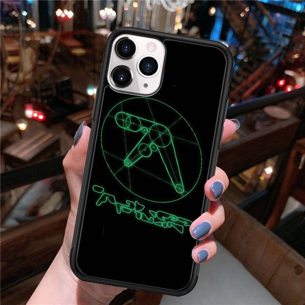 Винтажный Чехол для Телефона Singer A-aphex T-twin Ретро Силиконовый PC+TPU Для Для IPhone 11 12 13 14 15 16 Plus Pro Max Чехол