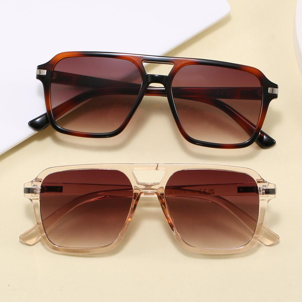 Superhot Eyewear 43461 Fashion 2025 Retro Classic Square Pilot Flat Top UV400 Outdoor Vacation Sunglasses