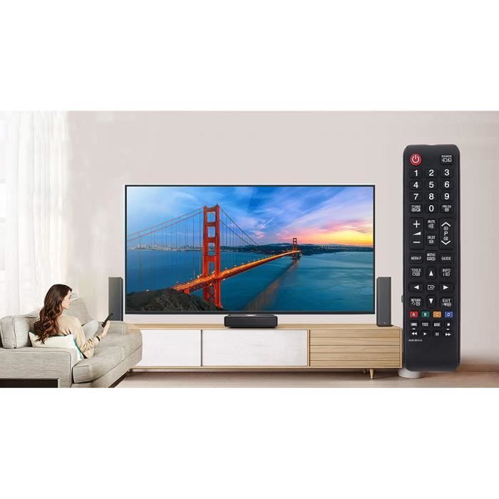 LIWI-Замена пульта дистанционного управления Samsung AA59-00741A для Samsung Smart TV, подходит для пульта дистанционного управления Samsung Univers[70] AA59-00741A