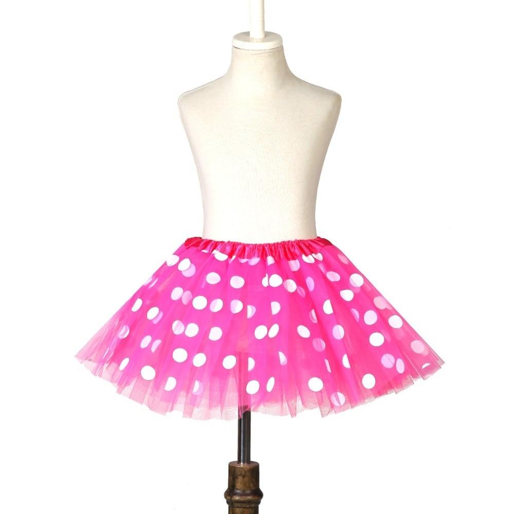 Polka Dot Print Tutu Skirts Puffy Princess Skirt Sweet Tulle Dance Pettiskirt  Performance