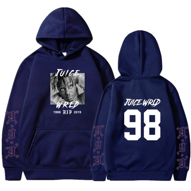 New rapper juice wrld same sweater loose men's and women's hooded sweater