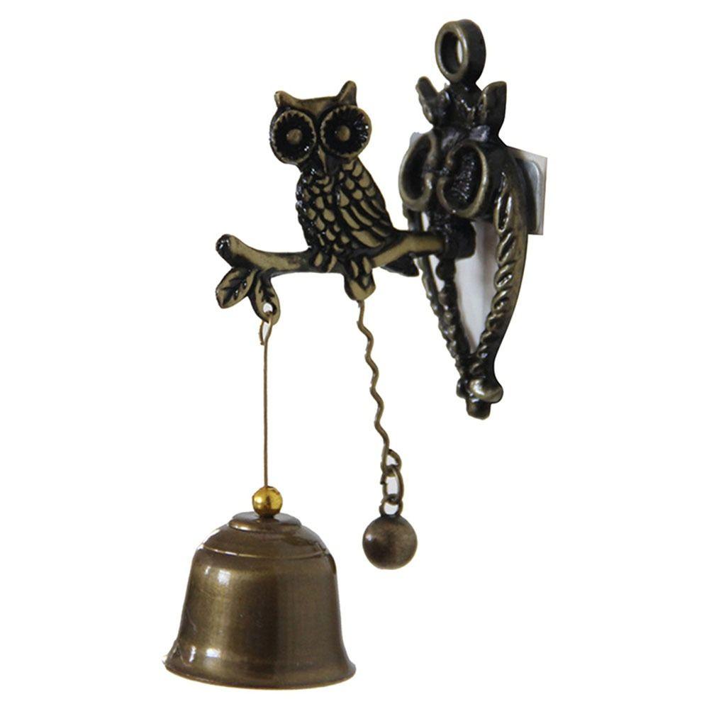 For Room Garden Store Wall Hanging Ornament Metal Bell Door Shopkeeper Good Luck Knocker Door Bell