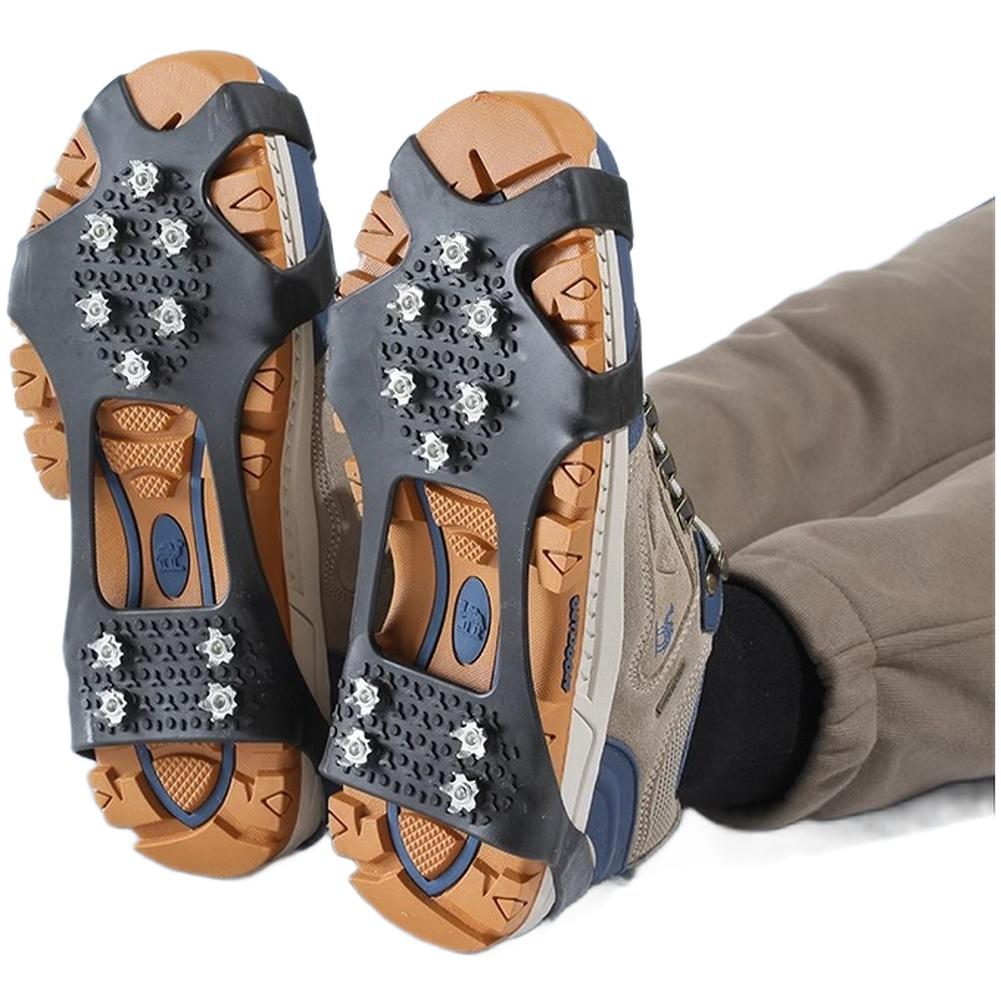 Стальные когти с 8 зубьями Ледоступы Шипы для обуви Стальные когти с 10 зубьями