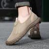 Fashion Summer Lightweight Walking Footwear New Men's Loafers Mesh Breathable Flats All-match Mens Sneakers Mens Slip On Casual Shoes
